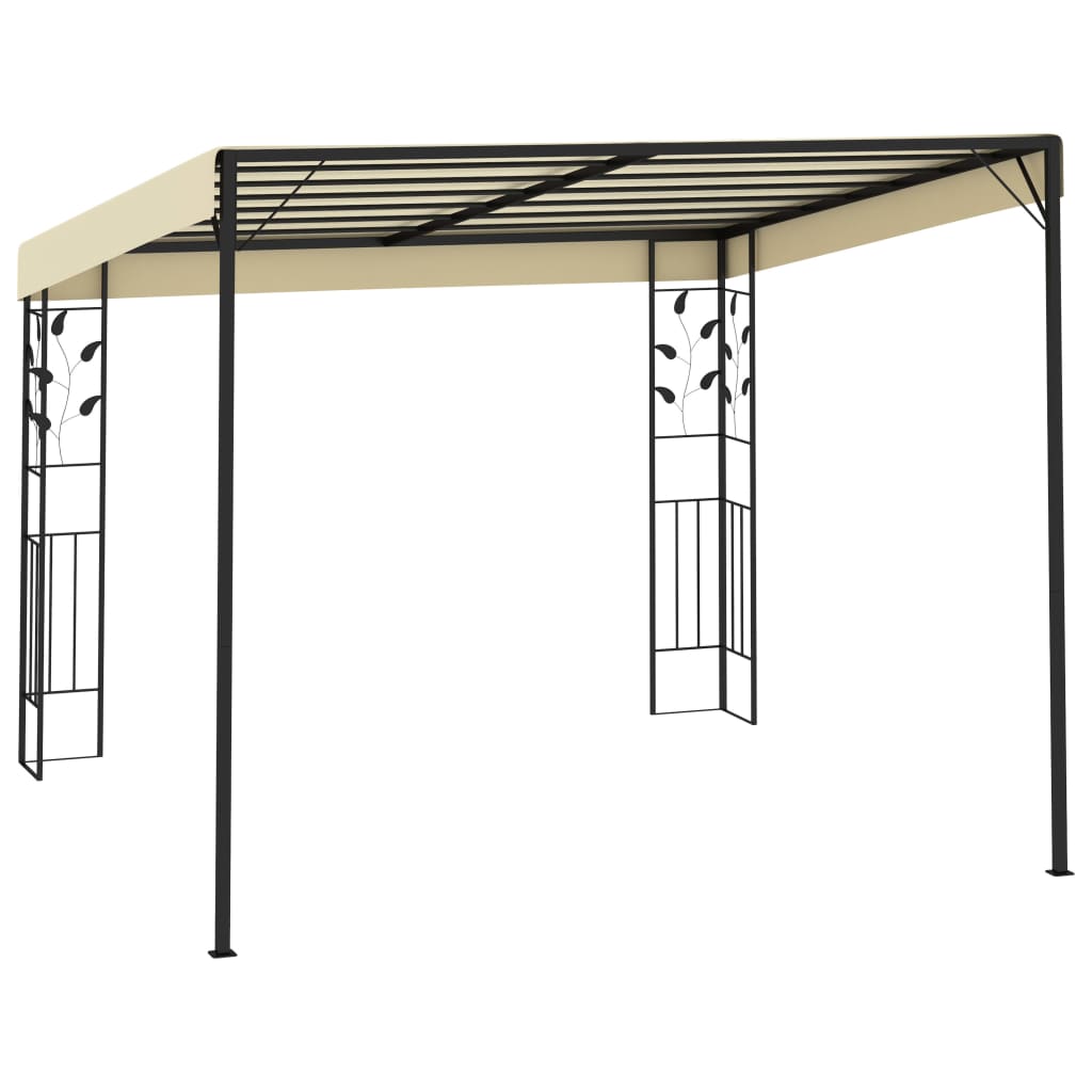 Vidaxx vægpavillon 3x3x2,5 m creme
