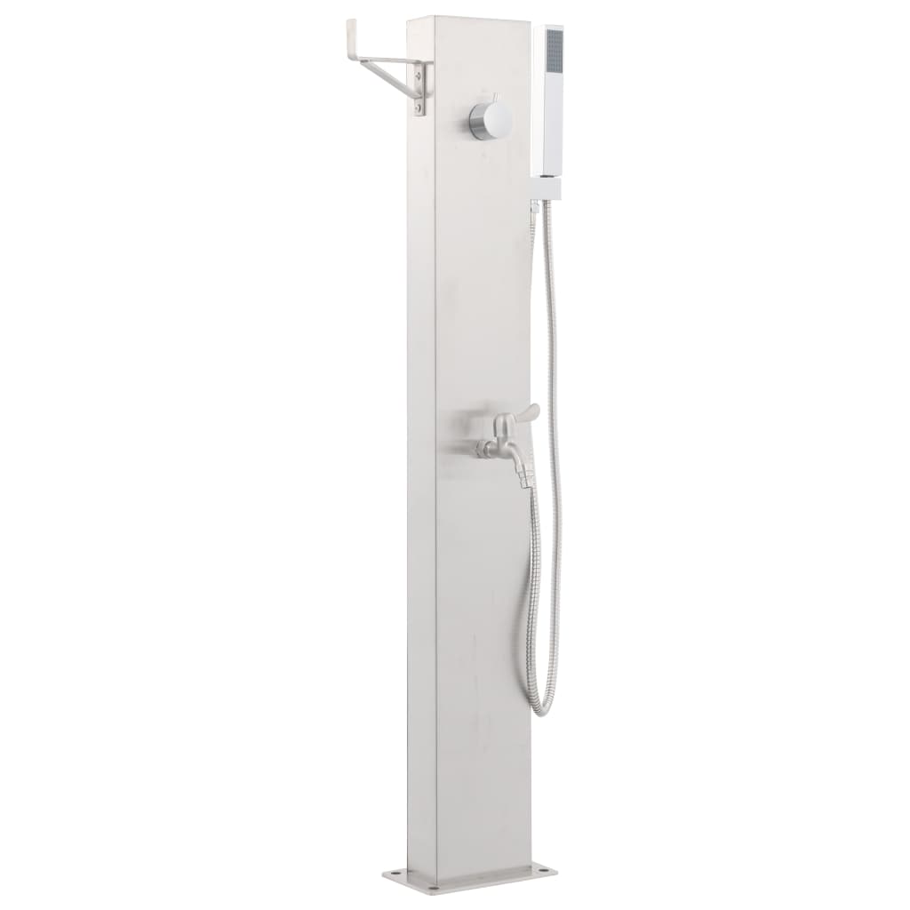VidaXL havebruserhane 110 cm rustfrit stål