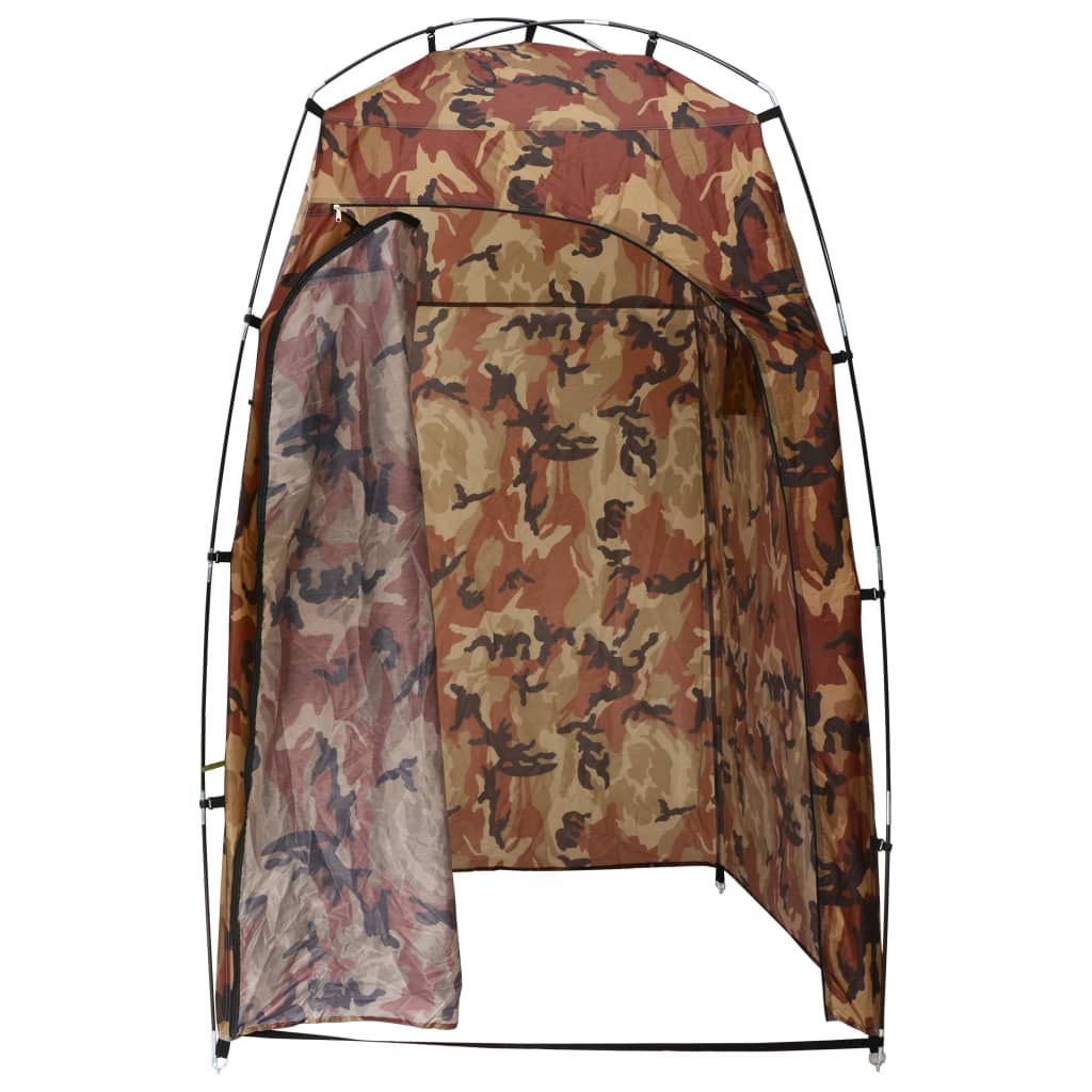 Vidaxl brusebad- WC-skiftende telt camouflage