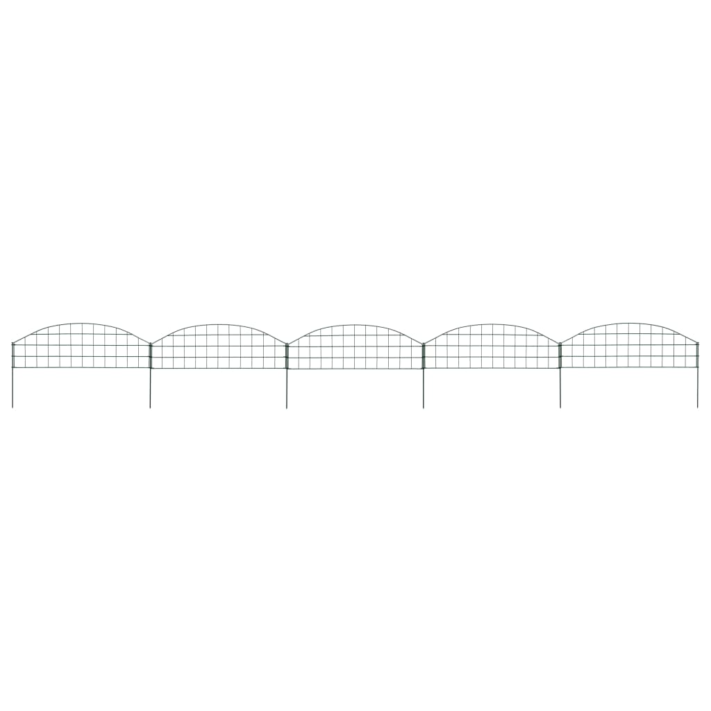 Vidaxl Fencing Set Bent 77.3x26 cm grøn