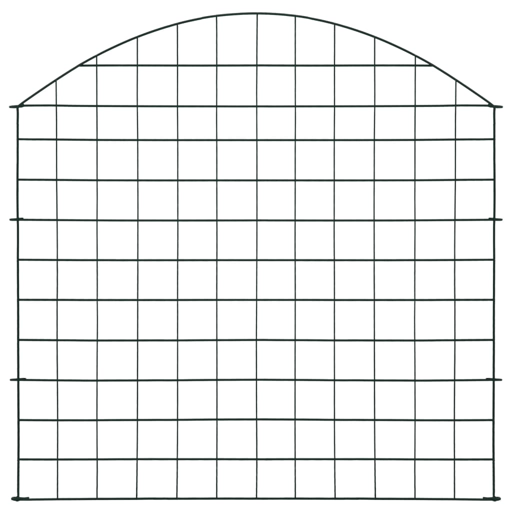 Vidaxl Fencing Set Bent 77,5x78,5 cm grøn