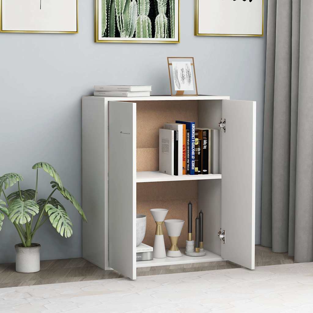 Vidaxl dressoir 60x30x75 cm bewerkt hout wit