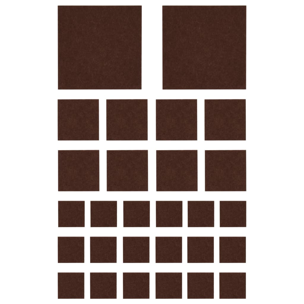 Vidaxl Floor Protectors 72 st Feltet