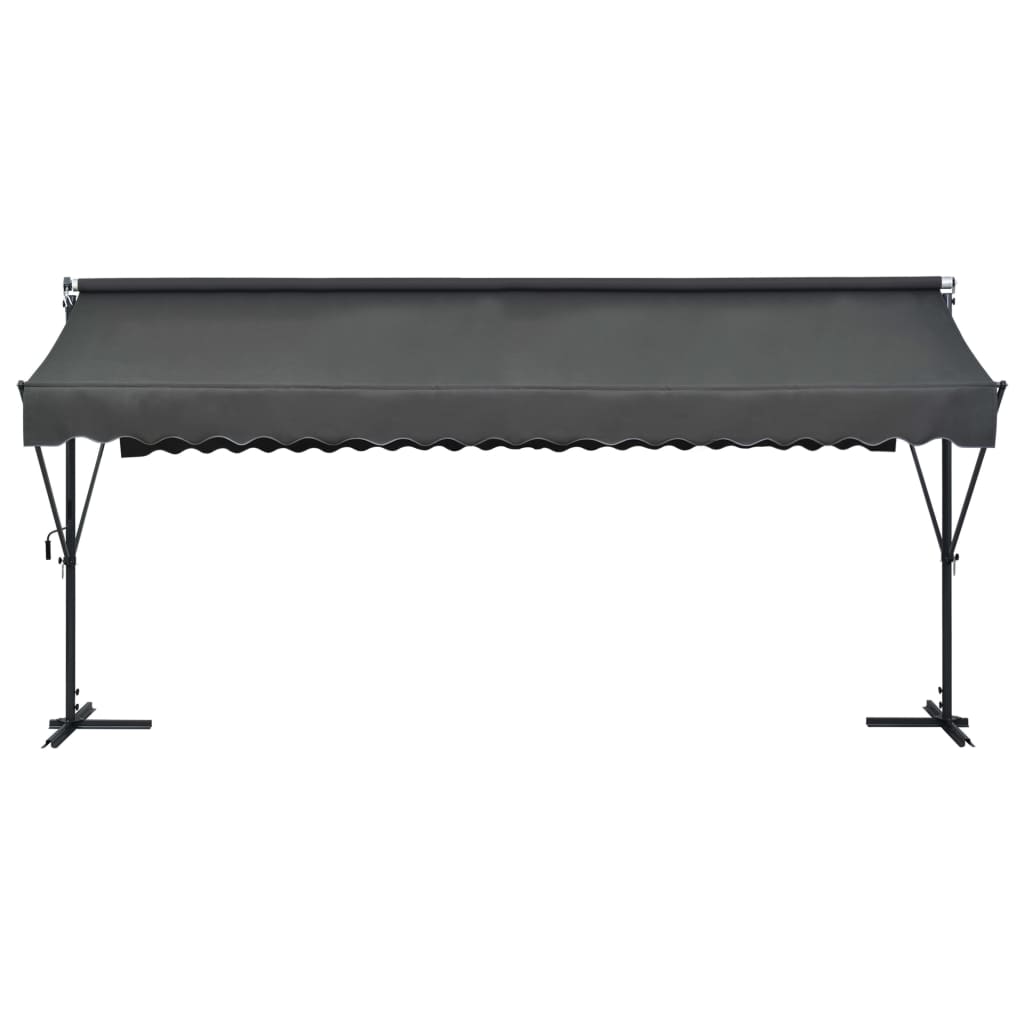Vidaxl Luifel løsrevet 500x300 cm antracit