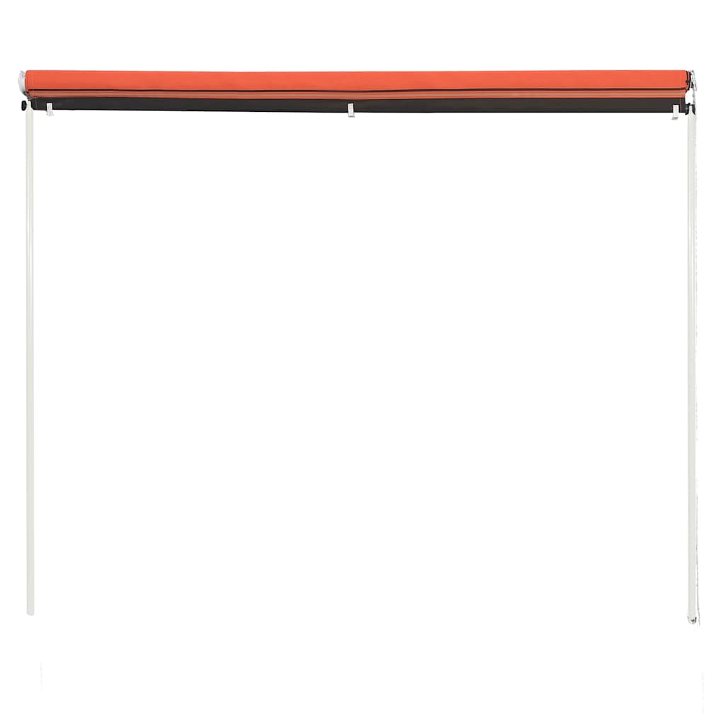 Vidaxx udtrækbart fortelt 200x150 cm orange og brun