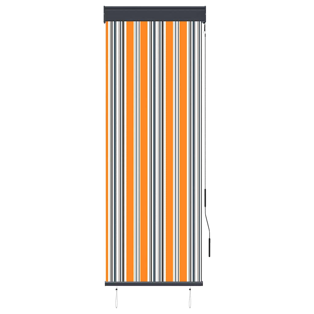 Vidaxl Roller Blind til udvendig 60x250 cm gul og blå