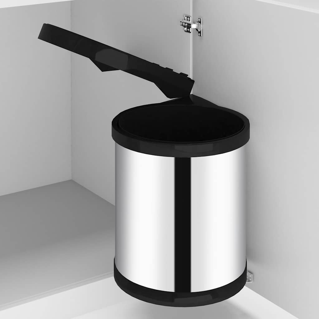 Vidaxl Kitchen Fyldt kode Inbentet 12 L rustfrit stål