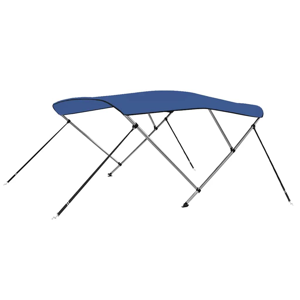 Vidaxl Biminitop 3-Boogs 183x140x137 cm blå