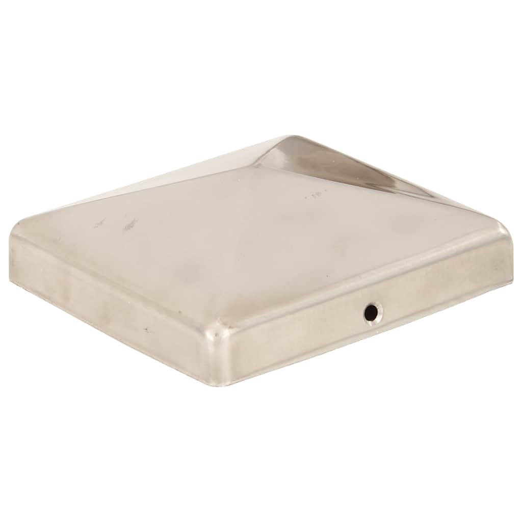Vidaxx stolpehætter 6 stk pyramide 101x101 mm rustfrit stål