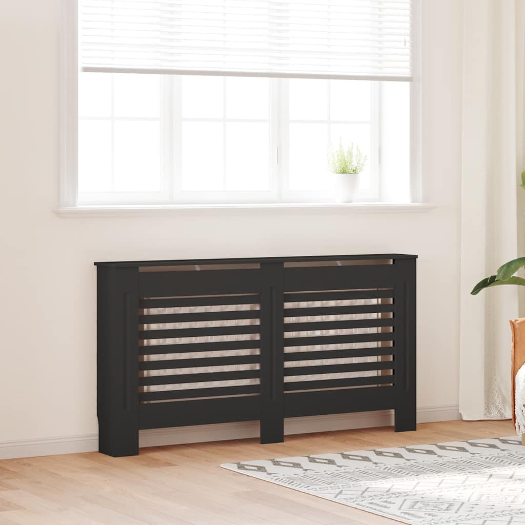 Vidaxl Radiatorom Construction 152x19x81,5 cm MDF sort