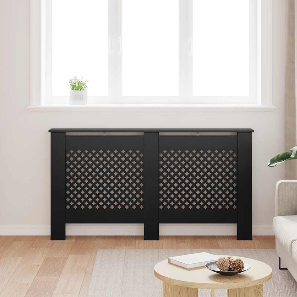 Vidaxl Radiatorom Construction 152x19x81,5 cm MDF sort