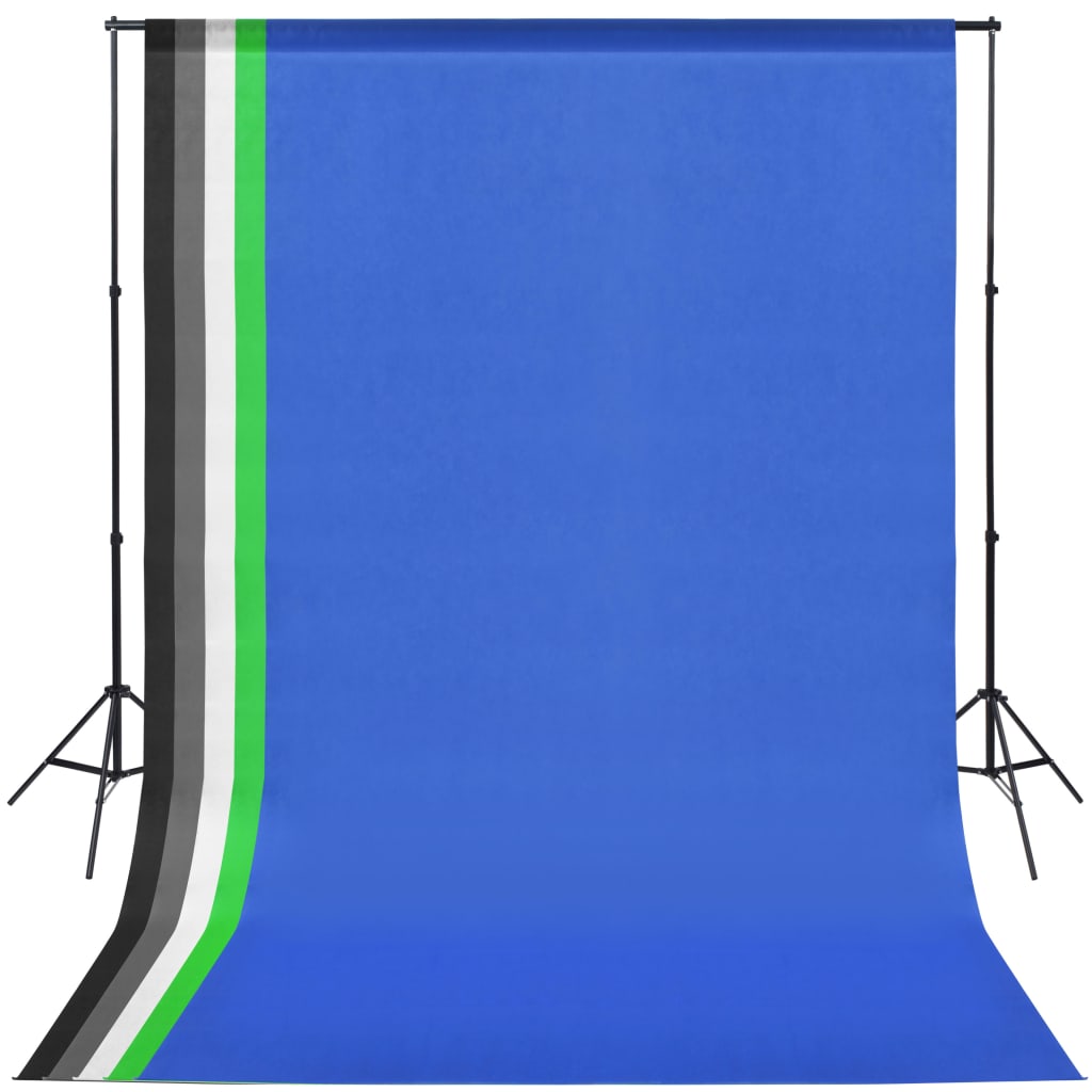 Vidaxl fotostudiesæt med baggrund og lyssæt