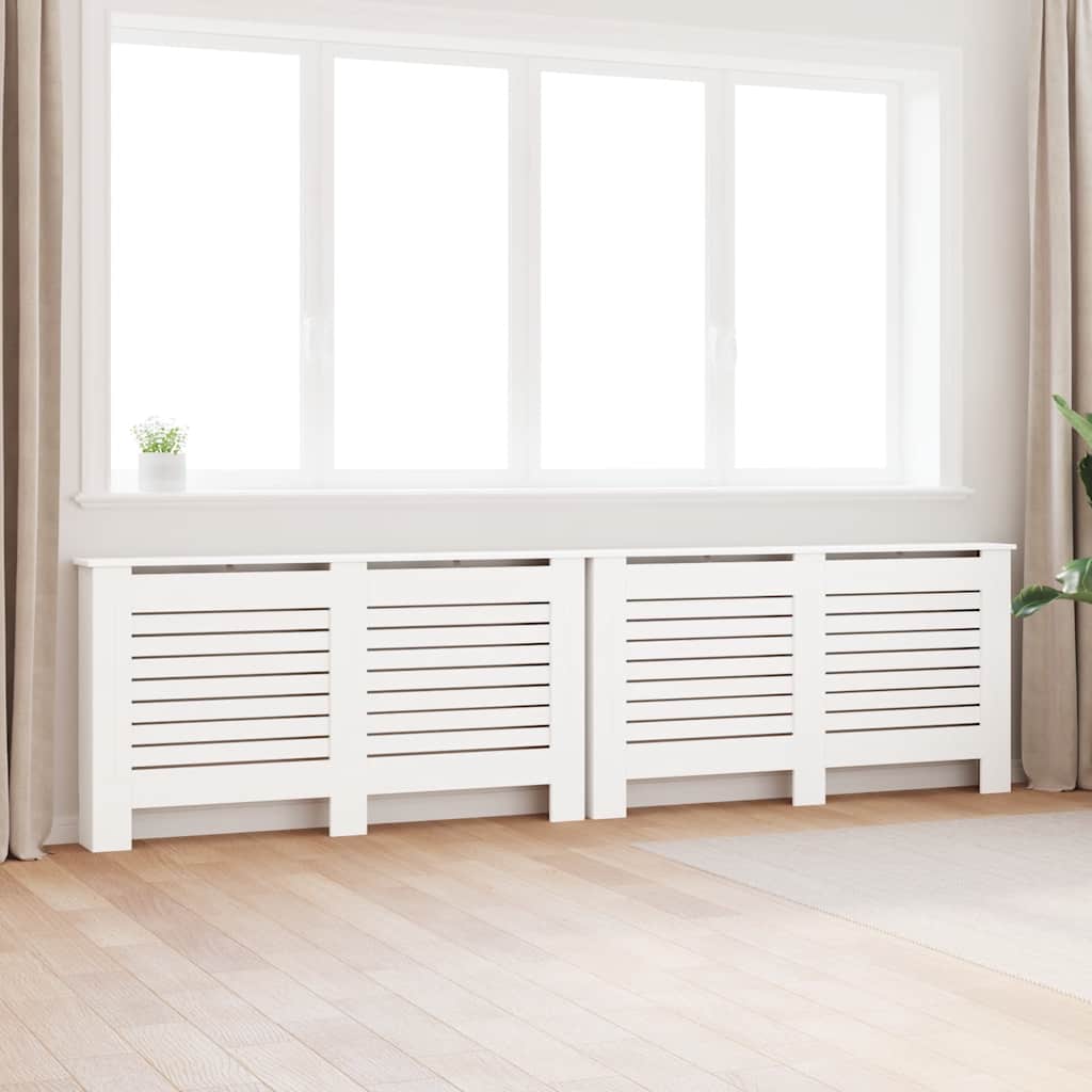 Vidaxx radiator ombygning 2 stk 152x19x81,5 cm mdf hvid