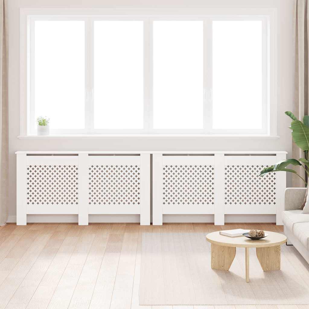 Vidaxx radiator ombygning 2 stk 152x19x81,5 cm mdf hvid