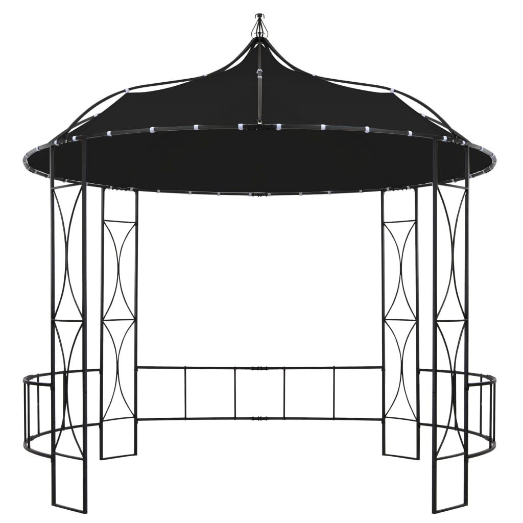 Vidaxl Arbor omkring 300x290 cm antracit