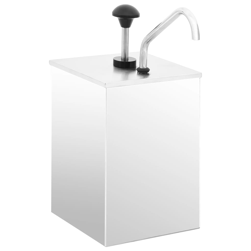 Vidaxl Sauce Dispenser 3,5 L Rustfrit stål