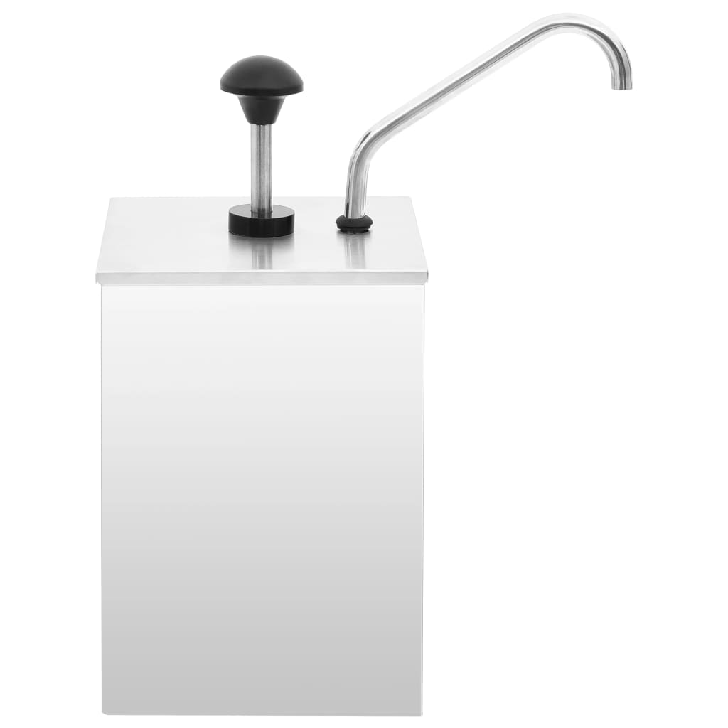 Vidaxl Sauce Dispenser 3,5 L Rustfrit stål