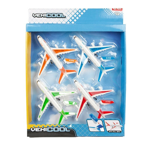 Vehicool pull back fly - 4 stk.