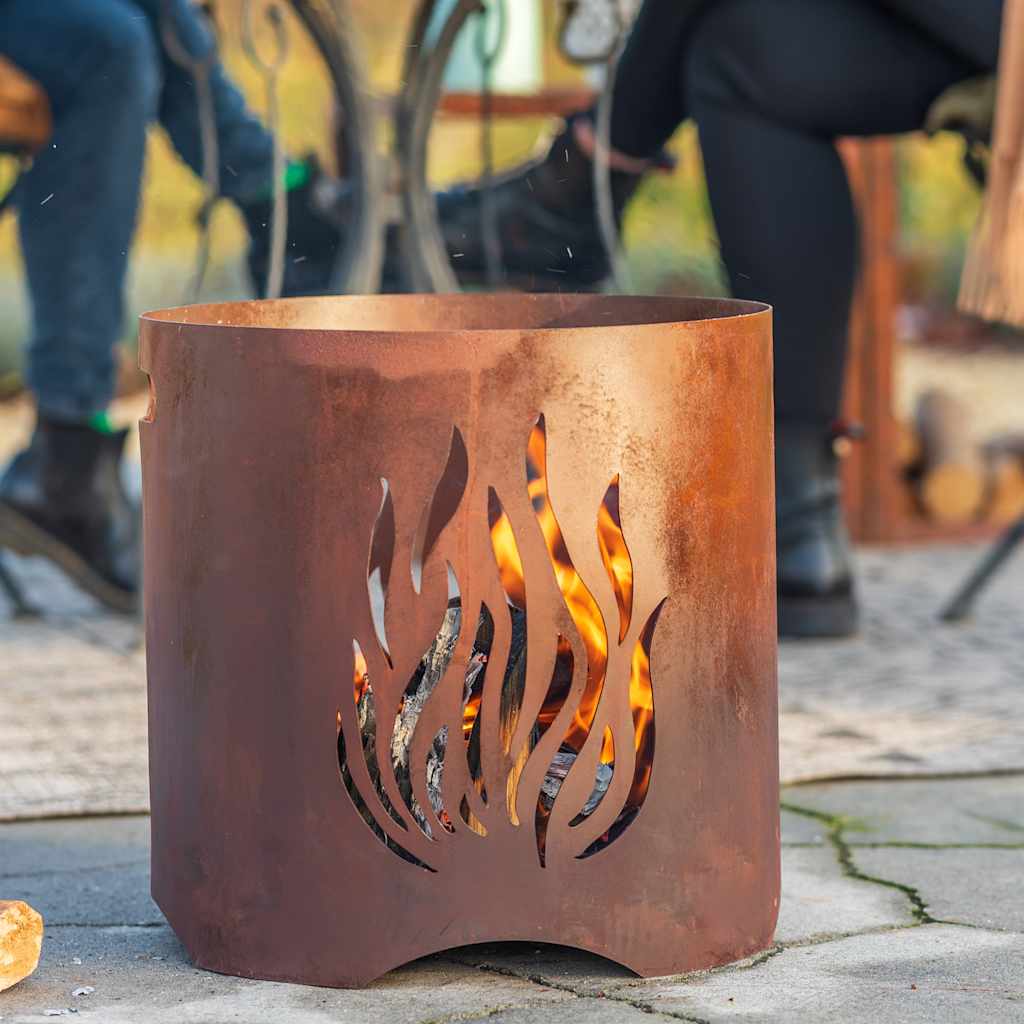 Redfire Garden pejs Kiruna Håndlavet rustfarvet
