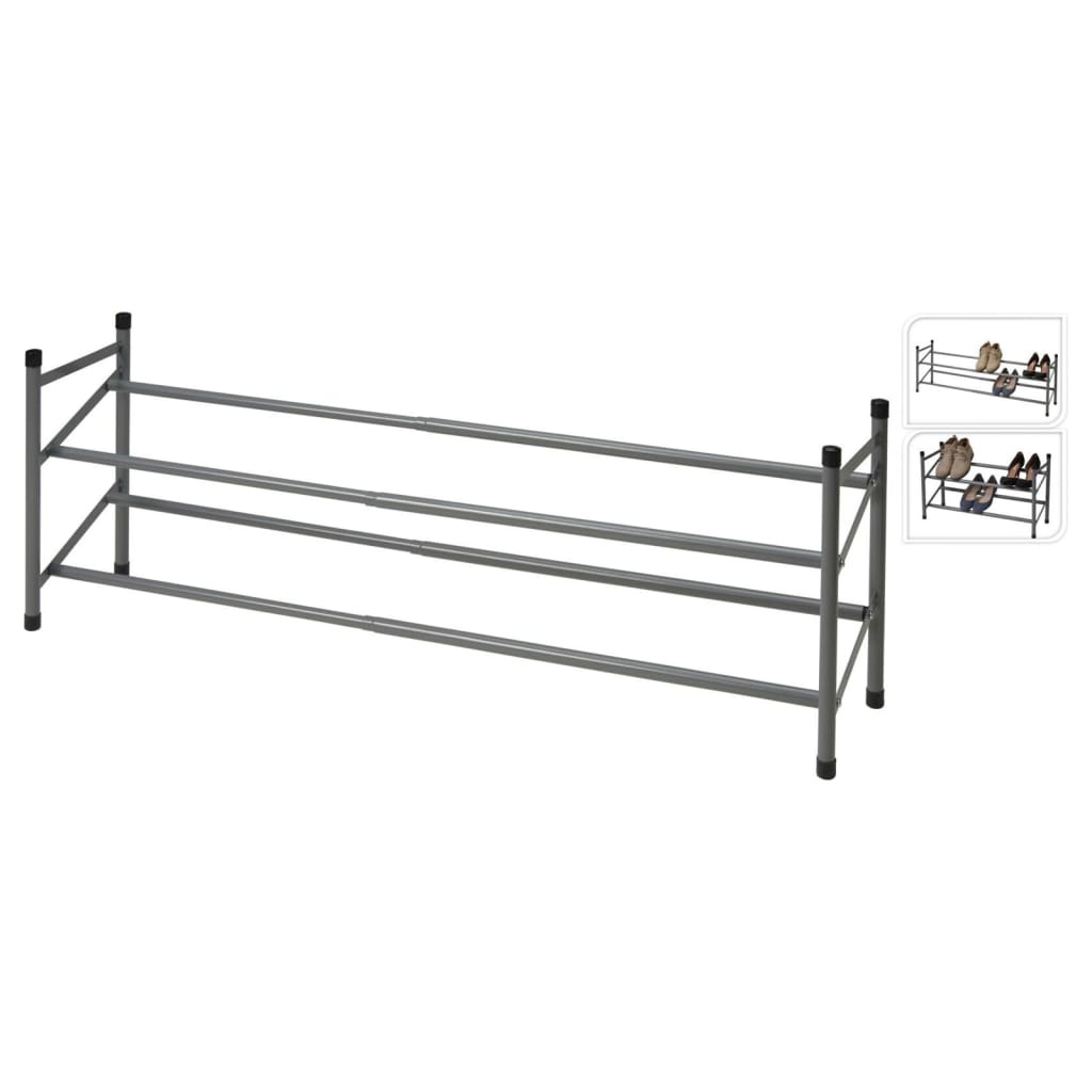 Opbevaringsløsninger Sko rack med 2 lag (61,5-115) x23x38 cm