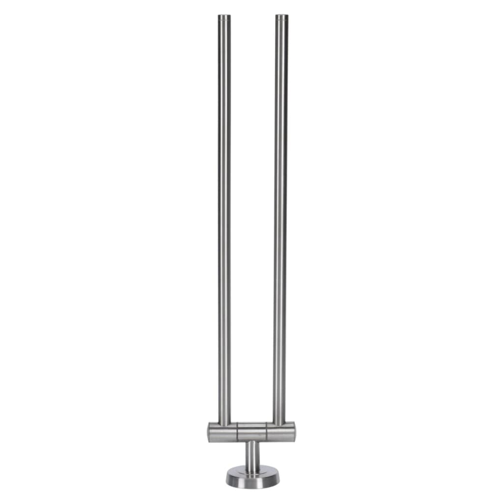 Badeværelsesløsninger Badeværelsesløsninger Håndklæde Rod dobbelt 50 cm rustfrit stål