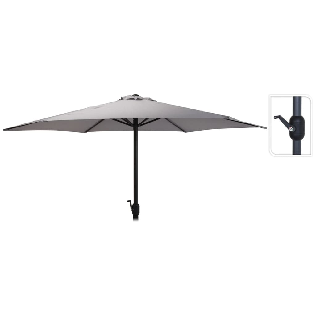 Progarden Parasol Monica 270 cm lysegrå