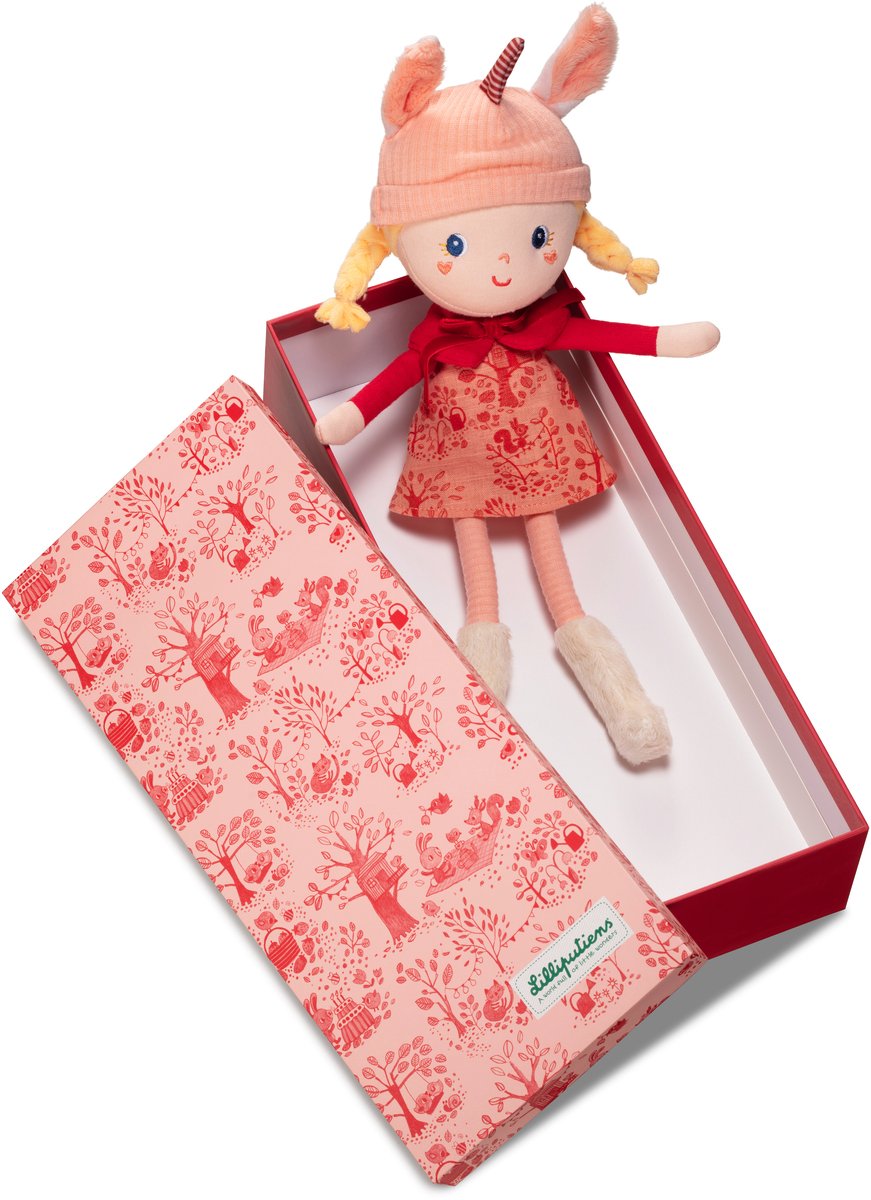 Lilliputiens - krammedukke - lena - 32 cm