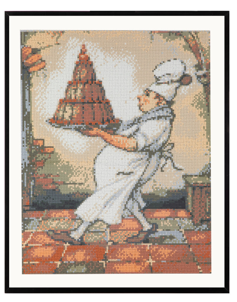 Grafix diamantmaleri anton pieck bakker 40x50cm