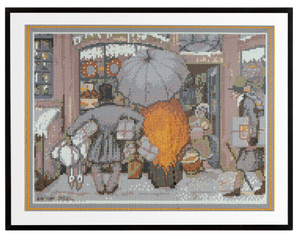 Grafix diamantmaleri anton pieck butiksvindue 40x50cm