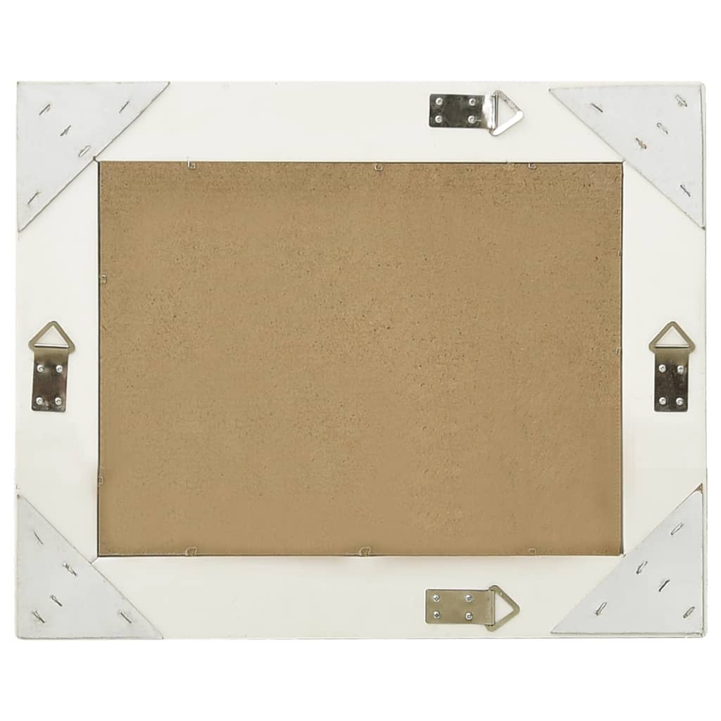 Vidaxl Wall Mirror Baroque stil 50x40 cm hvid