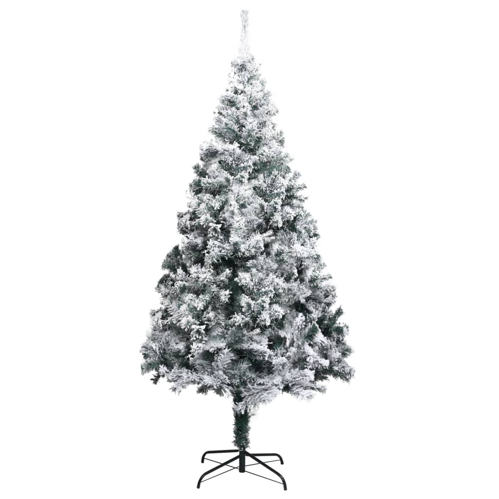 Vidaxl Kunstkerstboom med sne 240 cm grøn