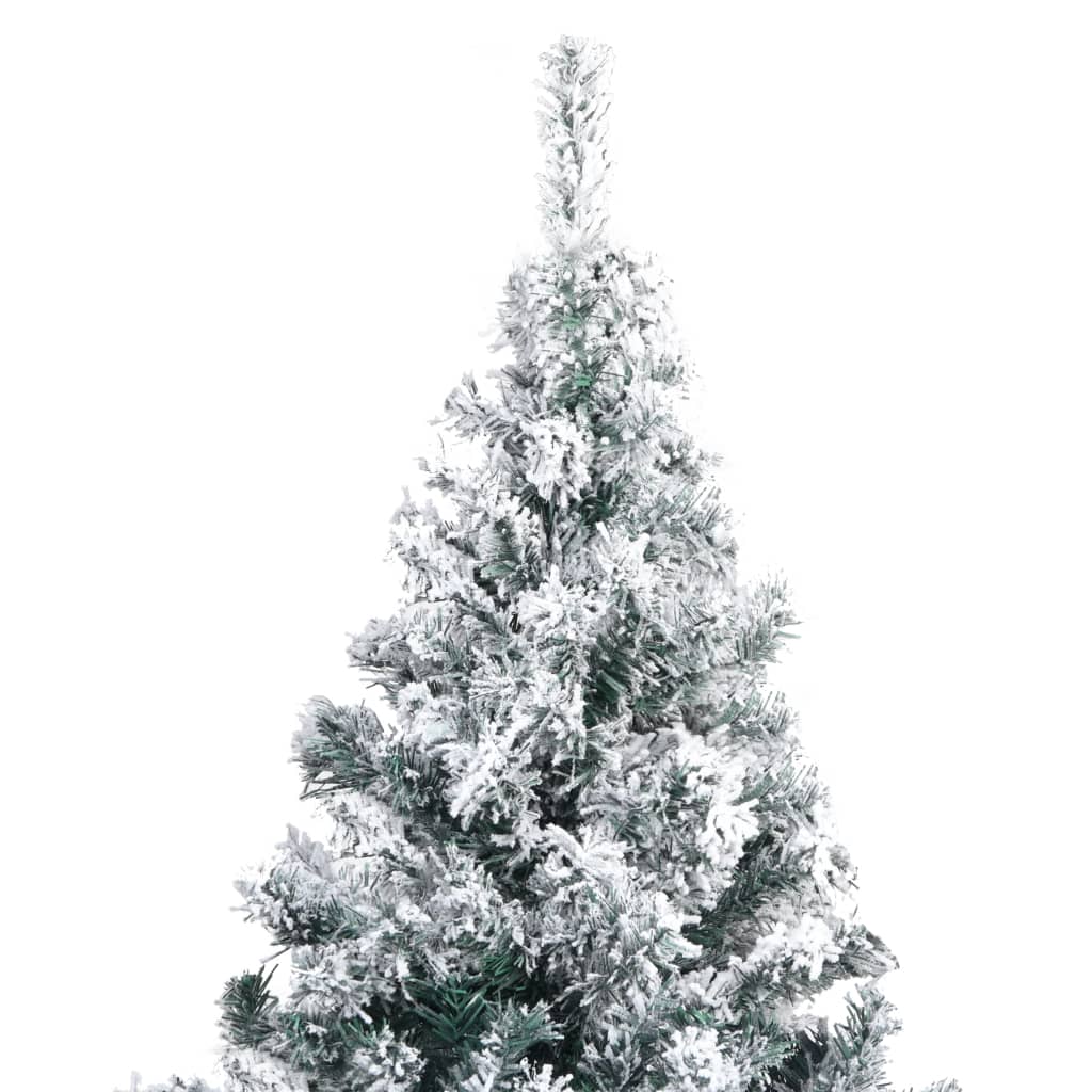 Vidaxl Kunstkerstboom med sne 240 cm grøn