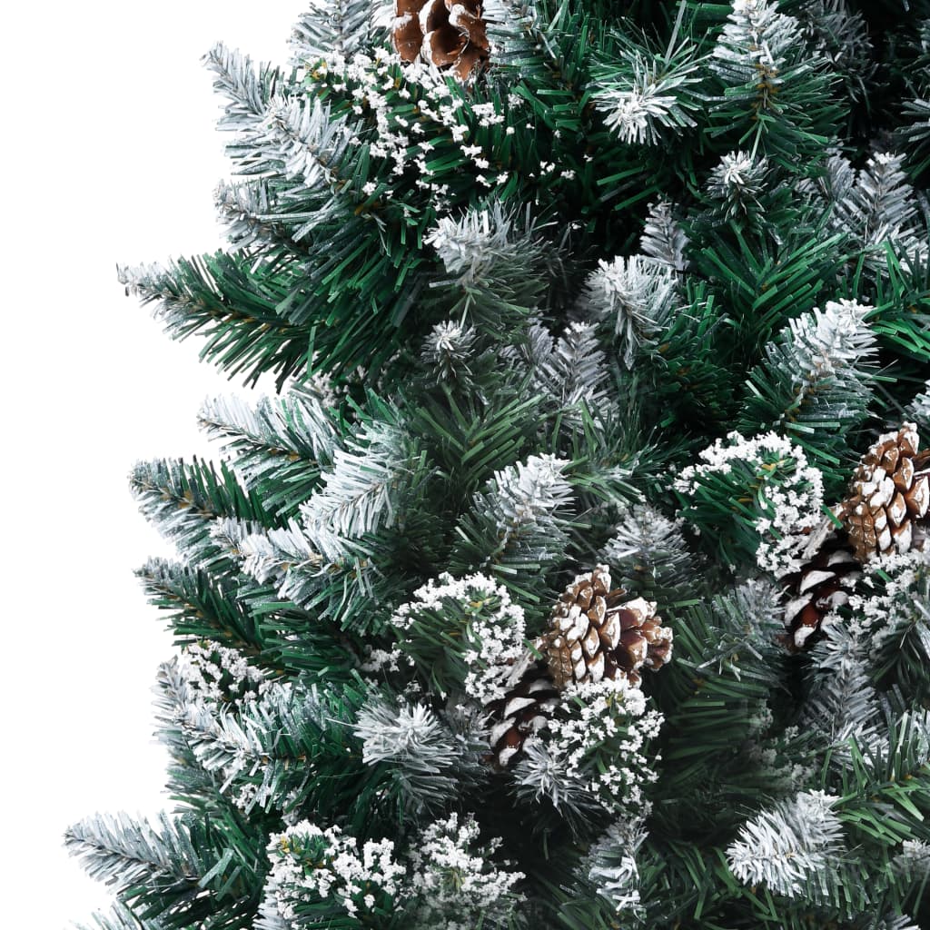 Vidaxl Kunstkerstboom med fyrretræer og hvid sne 150 cm