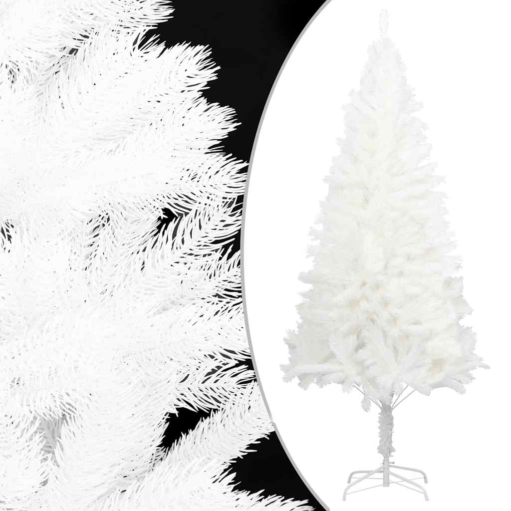 Vidaxl Kunstkerstboom med naturtro nåle 180 cm hvid