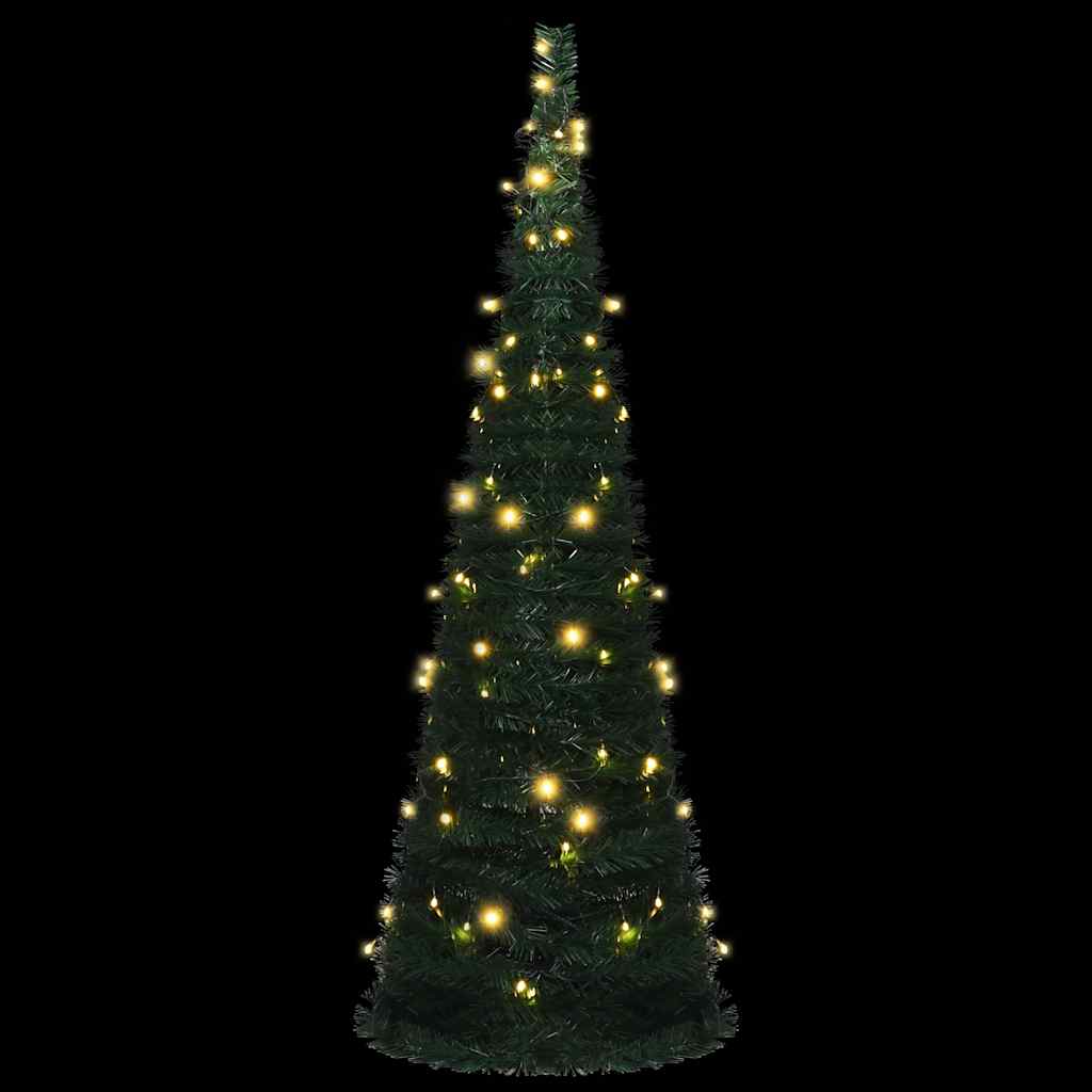 Vidaxl Kunstkerstboom med lys pop-up 180 cm grøn
