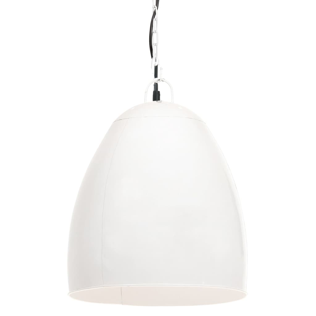 Vidaxl hængende lampe Industriel omkring 25 W E27 42 cm hvid