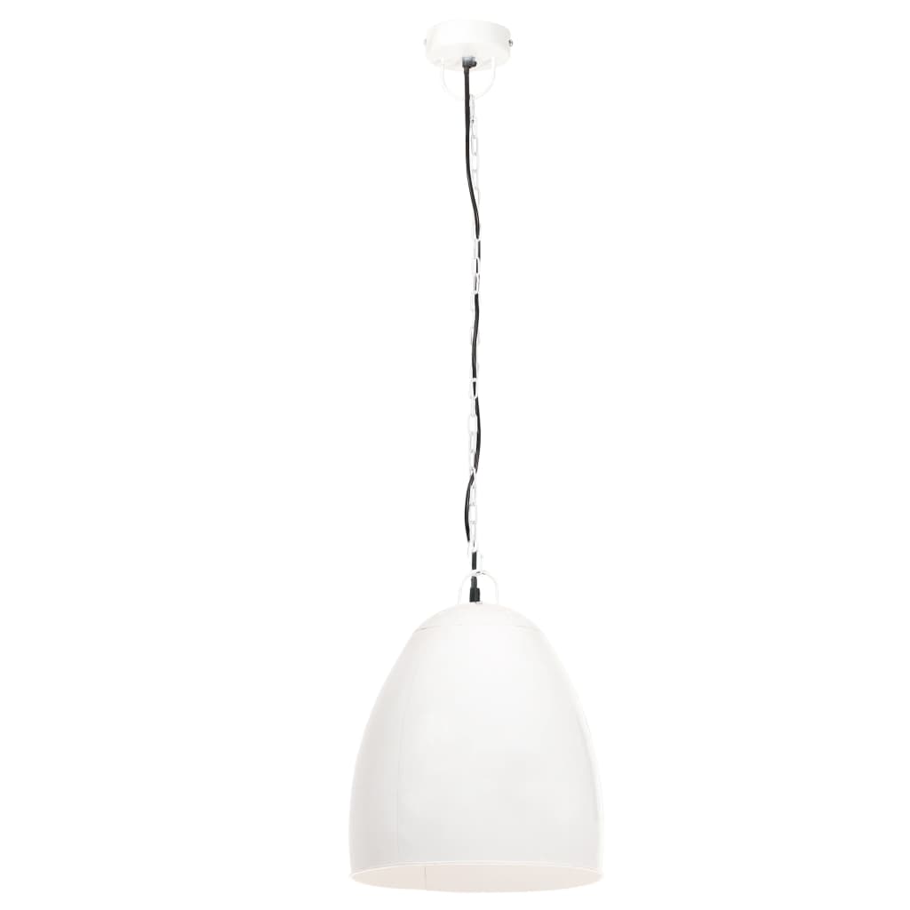 Vidaxl hængende lampe Industriel omkring 25 W E27 42 cm hvid