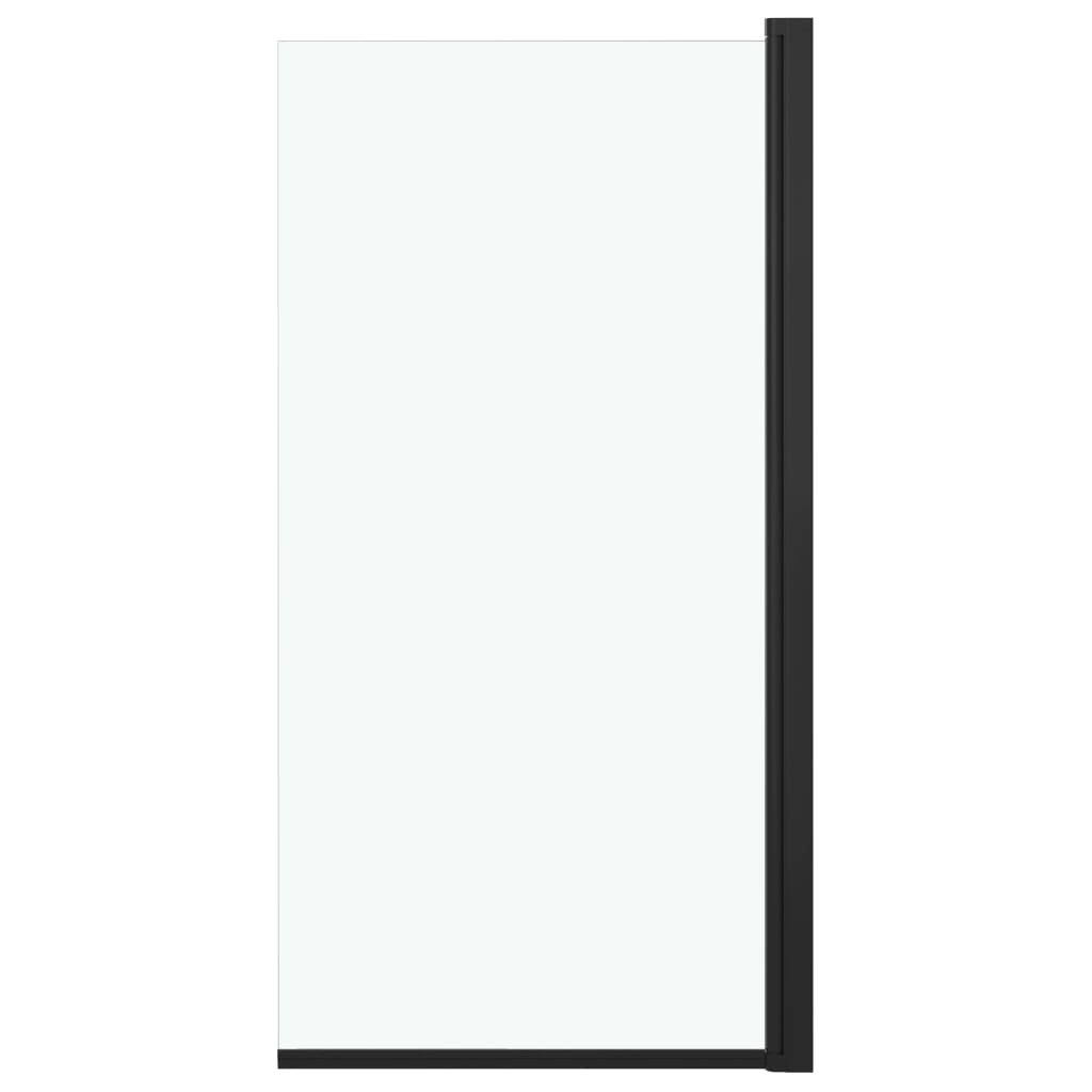 Vidaxl brusevæg 68x130 cm ESG sort