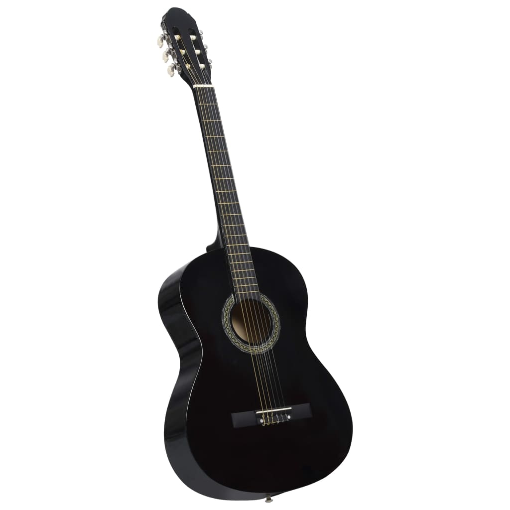 Vidaxl klassisk guitar begynder med taske 4 4 39 sort