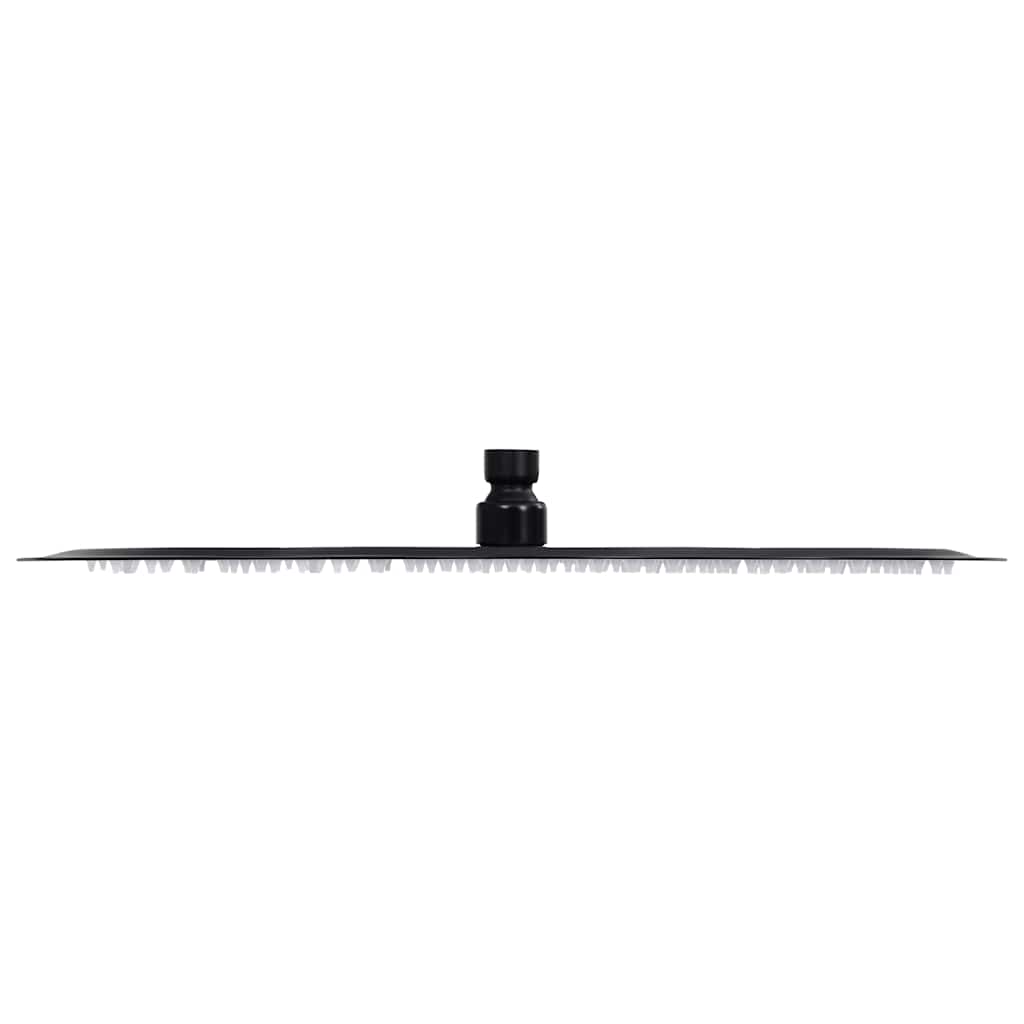 Vidaxl Rain Bruser Hoved Runde 40 cm Rustfrit stål sort