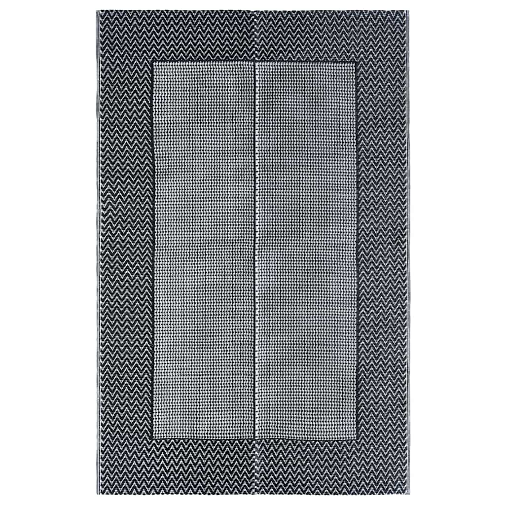 Vidaxl uden for tæppet Arakil 120x180 cm pp grå