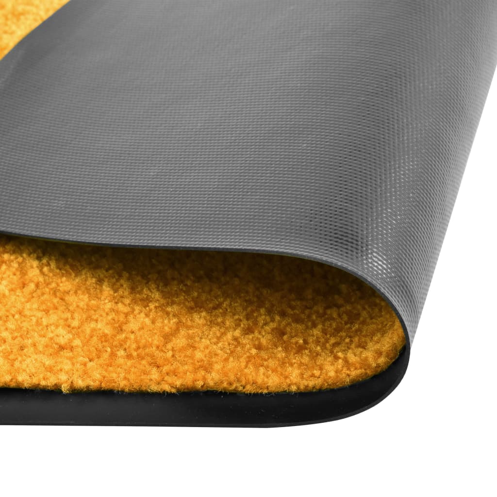 Vidaxl Doormat vaskbar 60x90 cm orange
