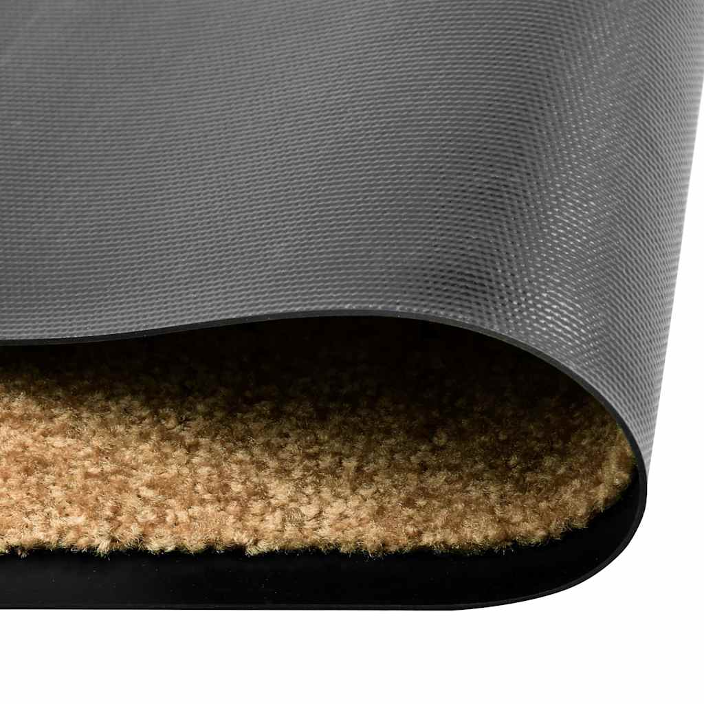 Vidaxx Doormat vaskbar 60x90 cm creme