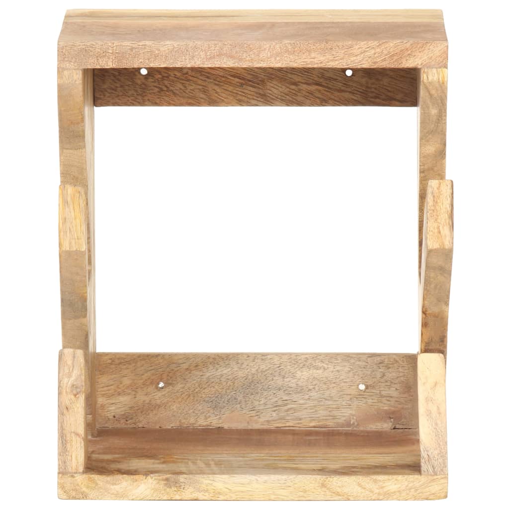 Vidaxx væg skateboard holder 25x20x30 cm massivt mangotræ