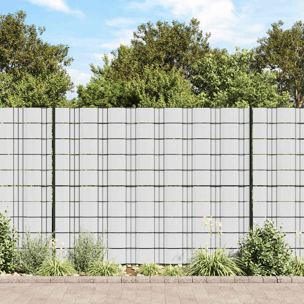 Vidaxxl haveskærme 4 stk 35x0,19 m PVC hvid