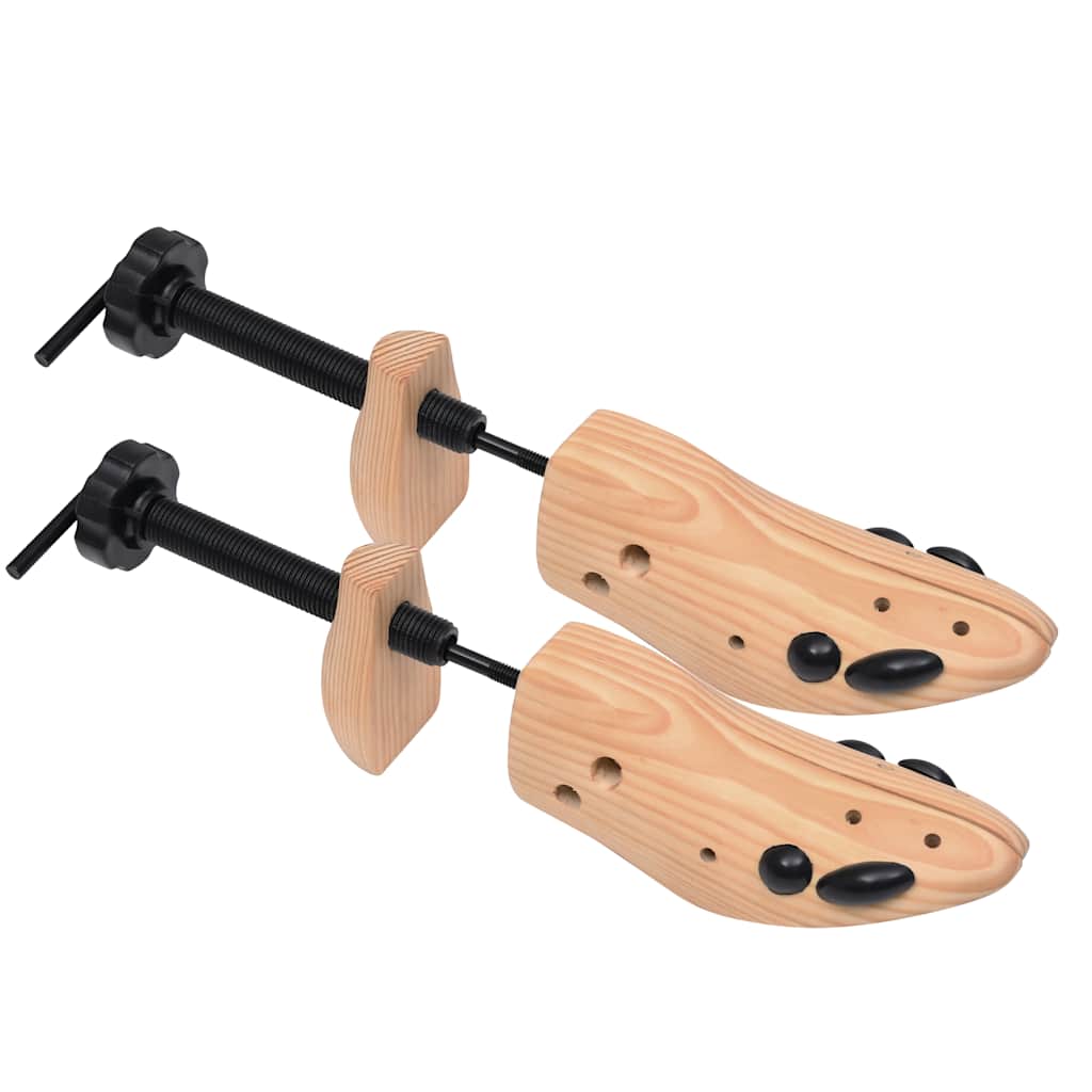 Vidaxl Shoe Spulners Størrelse 36-40 Solid fyrretræ