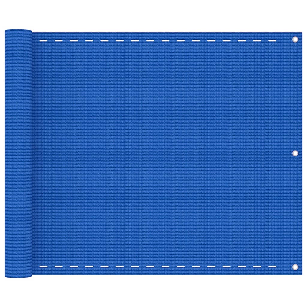 Vidaxl balkonskærm 75x600 cm HDPE Blue