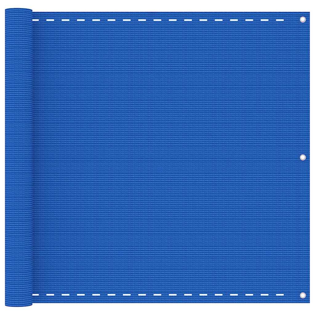 Vidaxl balkonskærm 90x600 cm HDPE Blue