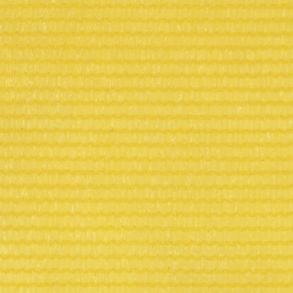Vidaxl balkonskærm 90x600 cm HDPE gul