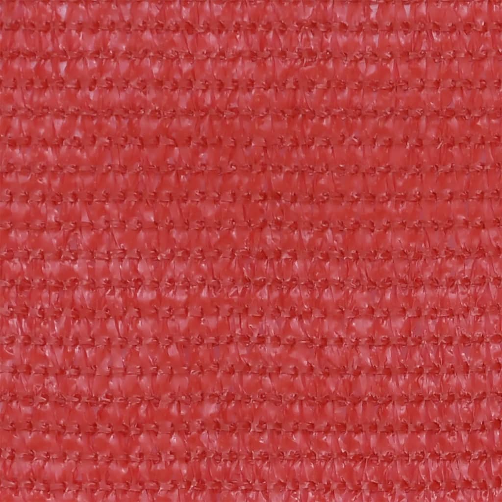 Vidaxl balkonskærm 120x500 cm HDPE rød